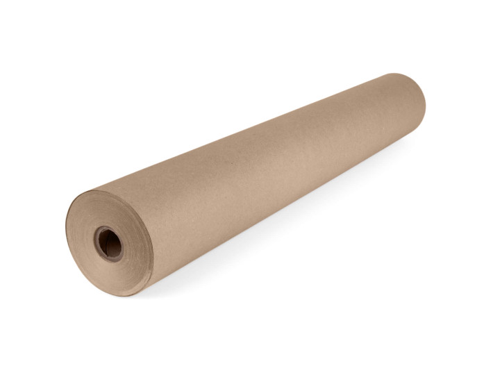 24" x 150' Natural Kraft Paper Roll, 50 lbs (1, 2, 4, 6 rolls)